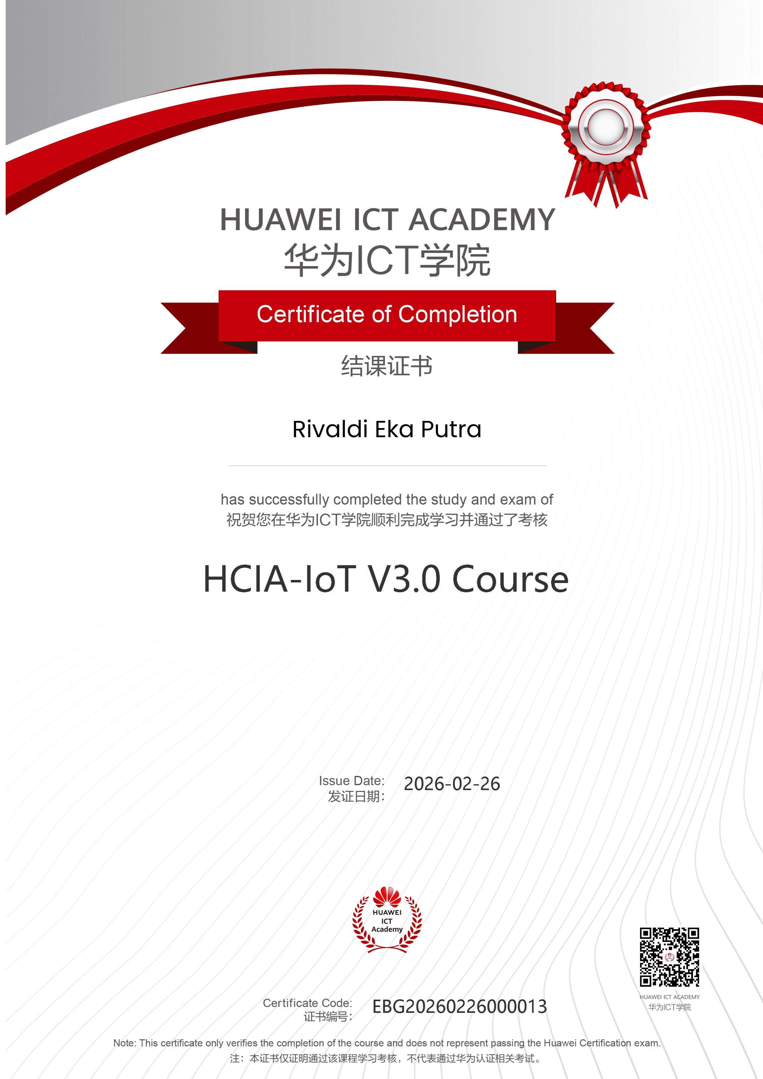 Certificate 8 - Professional Certification